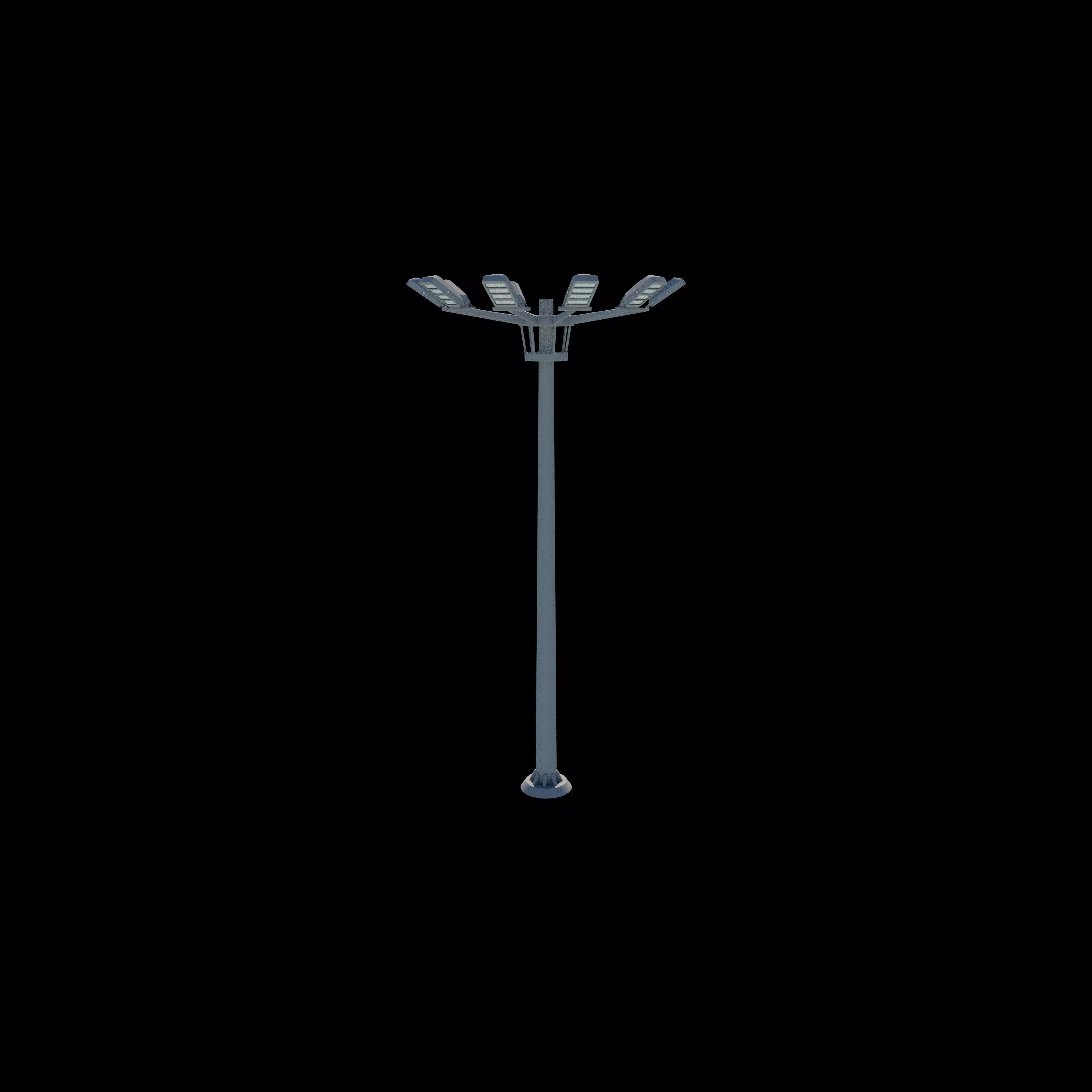 High Mast Stadium light  3D model_4