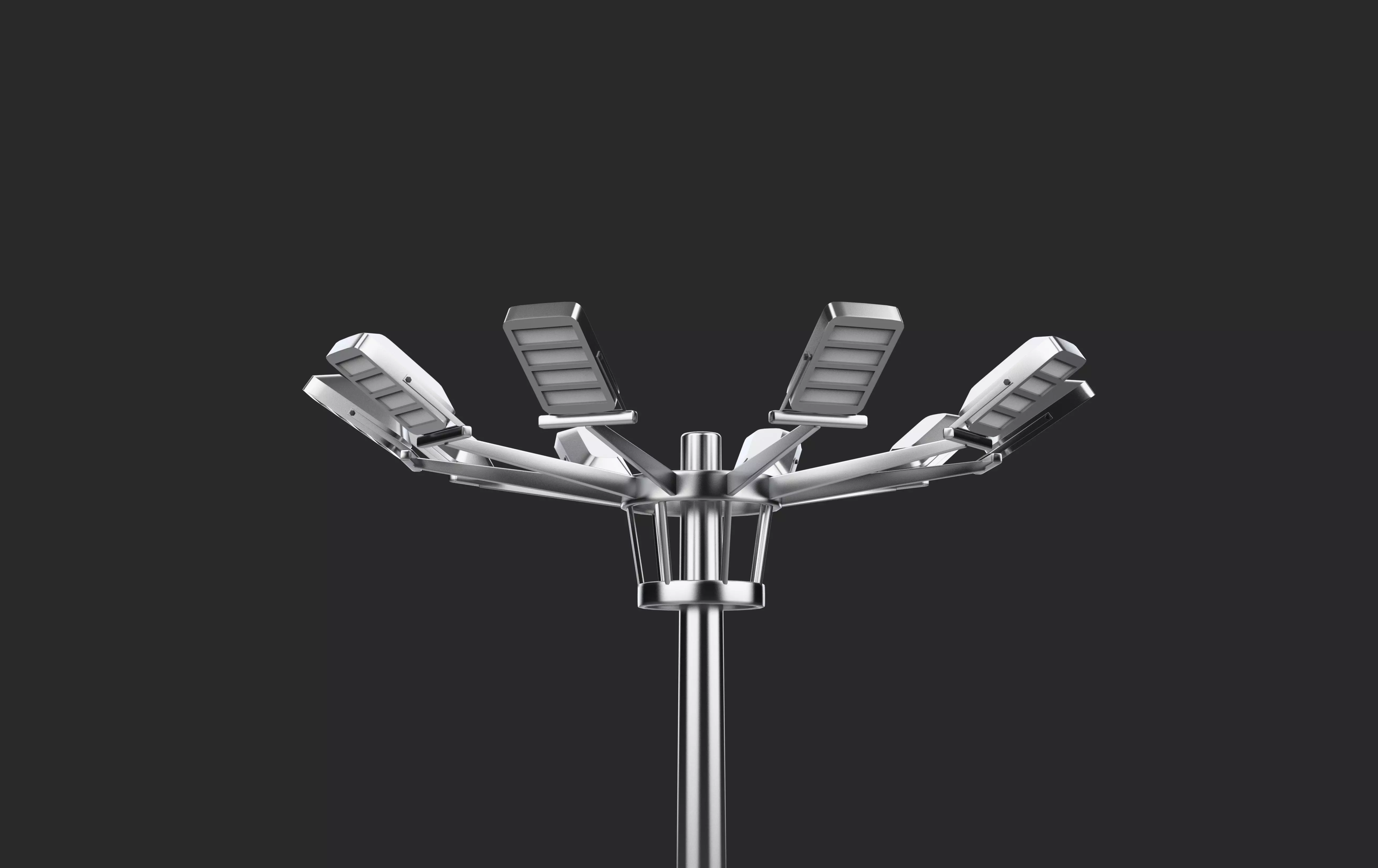 High Mast Stadium light  3D model_5