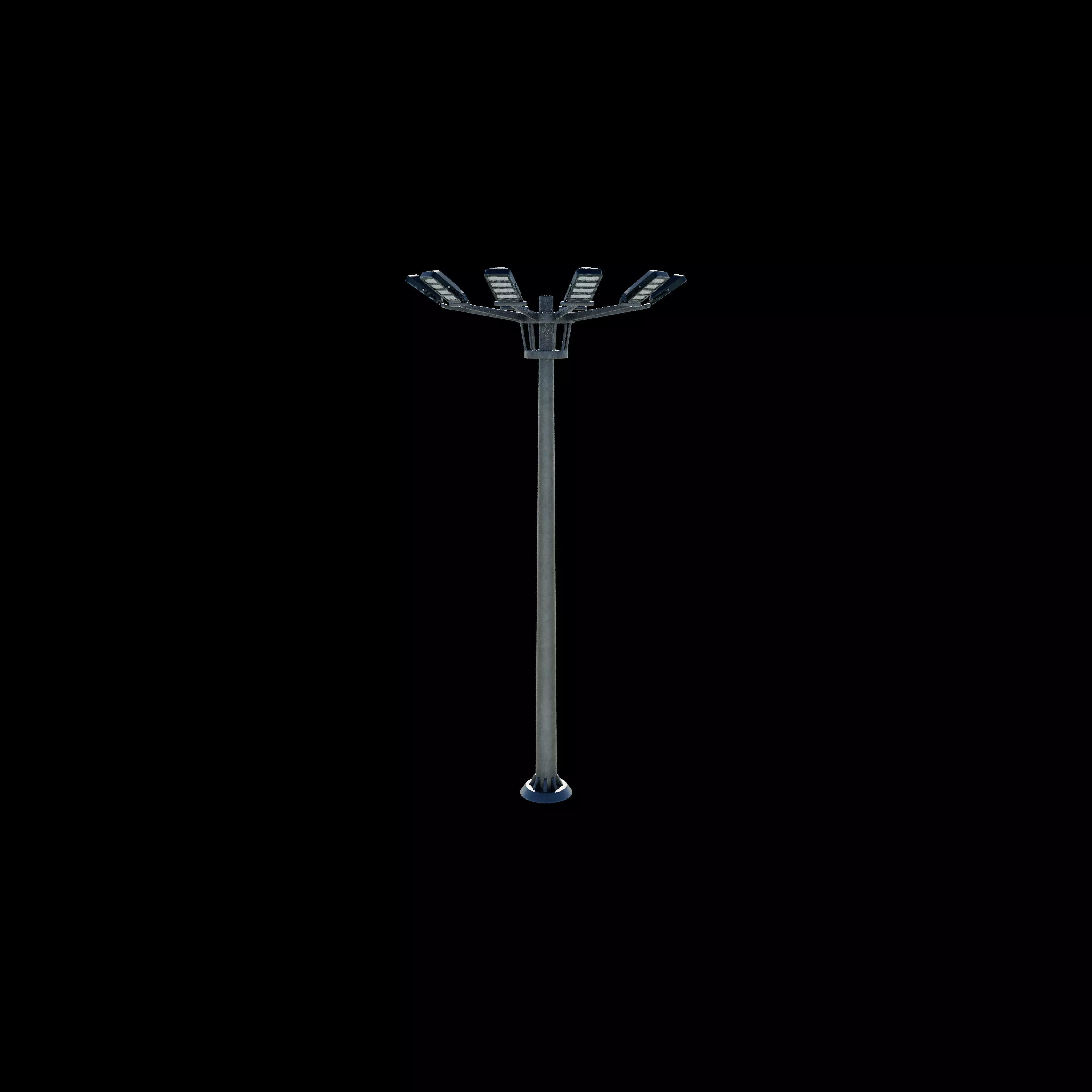 High Mast Stadium light  3D model_0