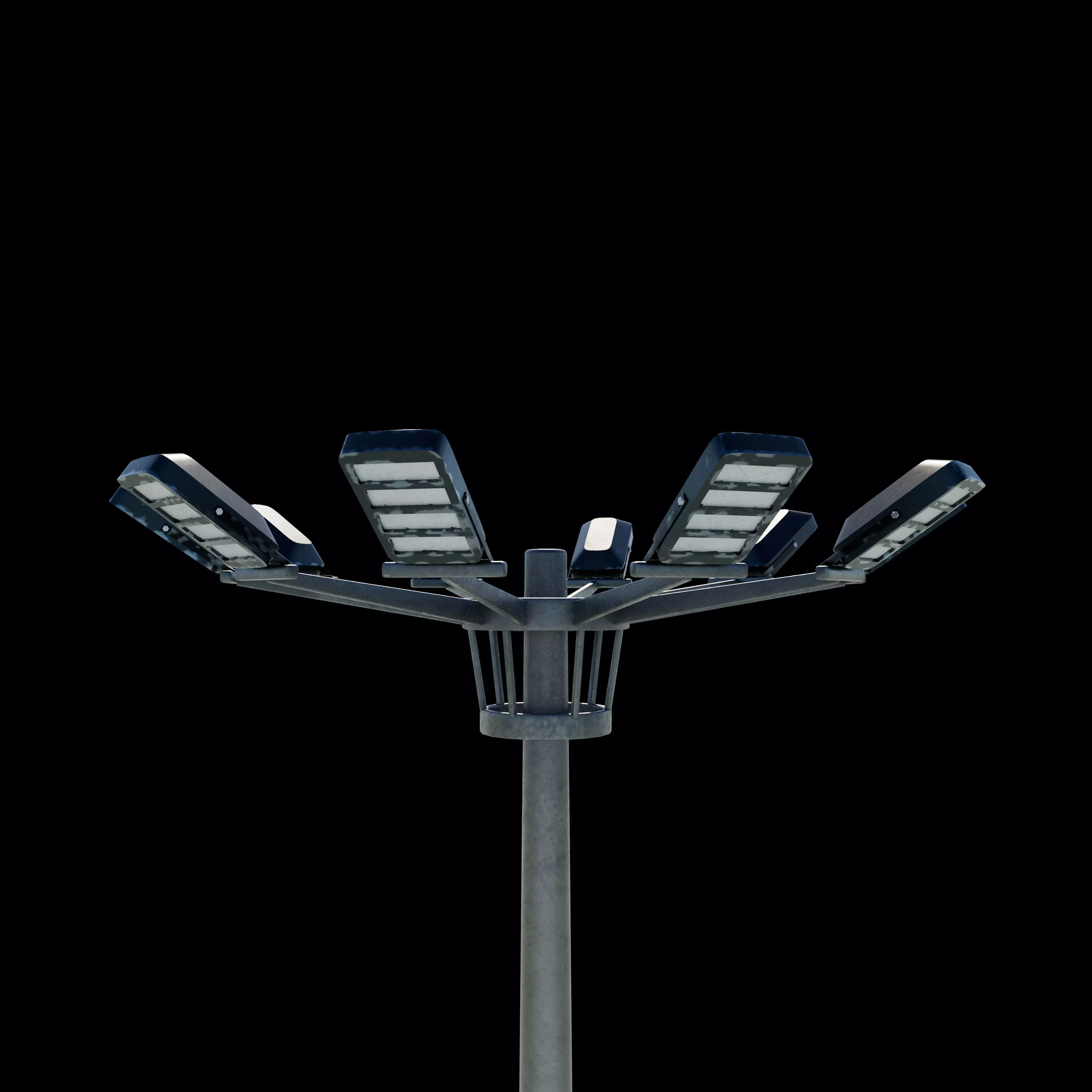 High Mast Stadium light  3D model_6