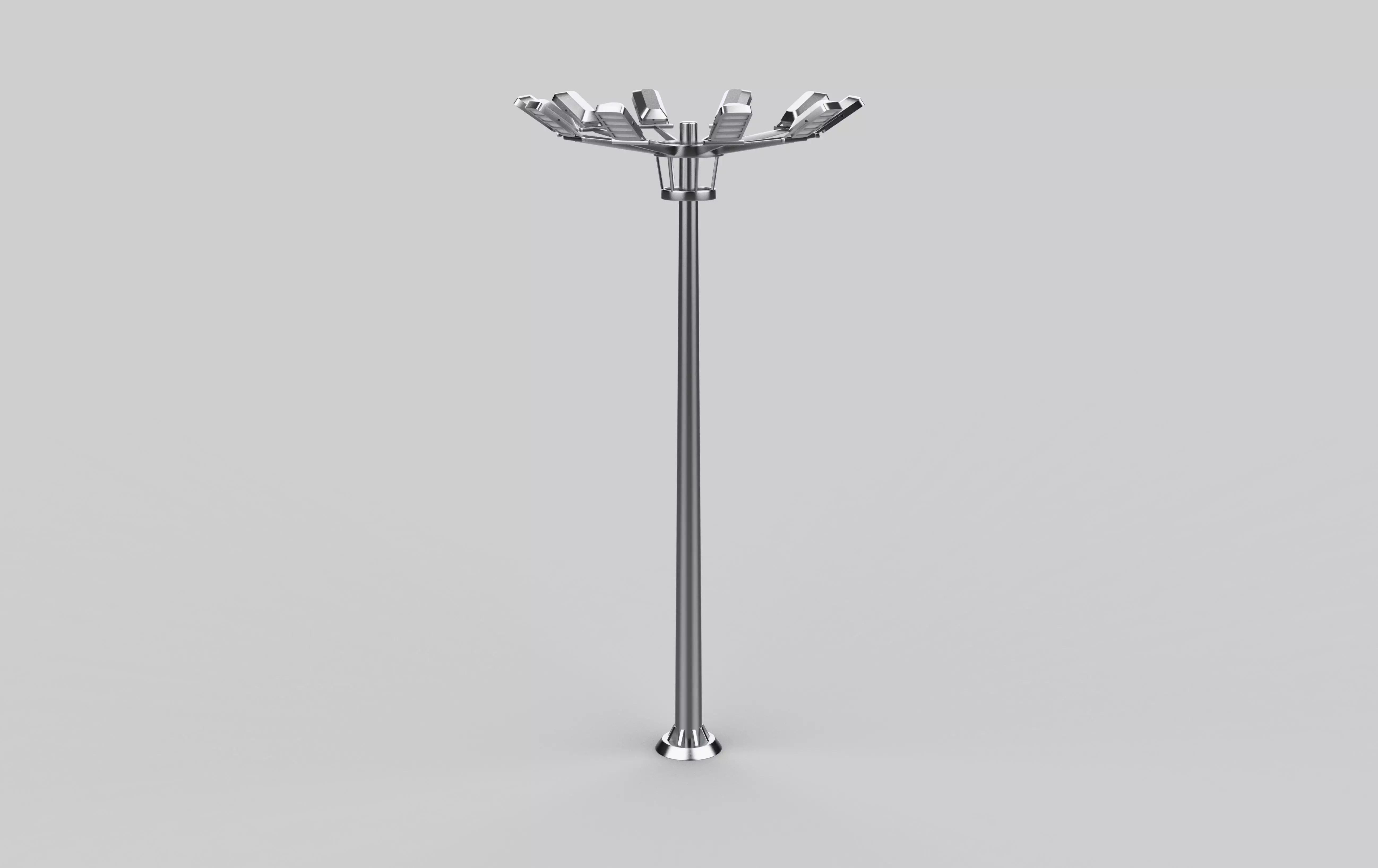 High Mast Stadium light  3D model_11