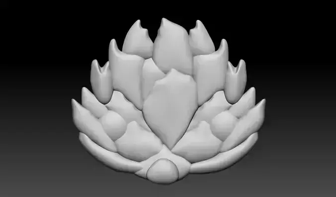 Agorva Plant  3D Printable Decorative Model - Updated Version 