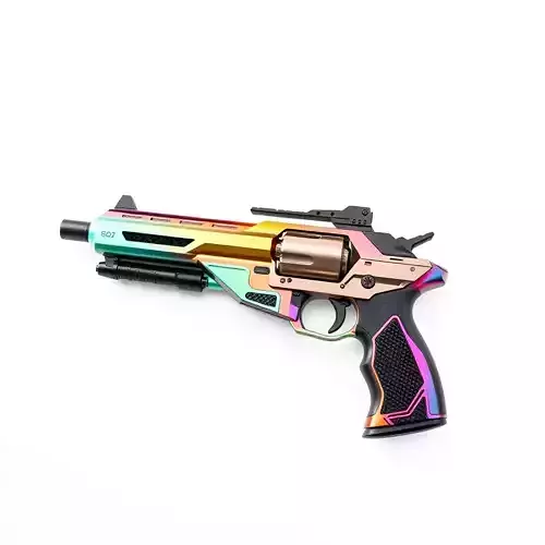 Iridescent Revolver model pack