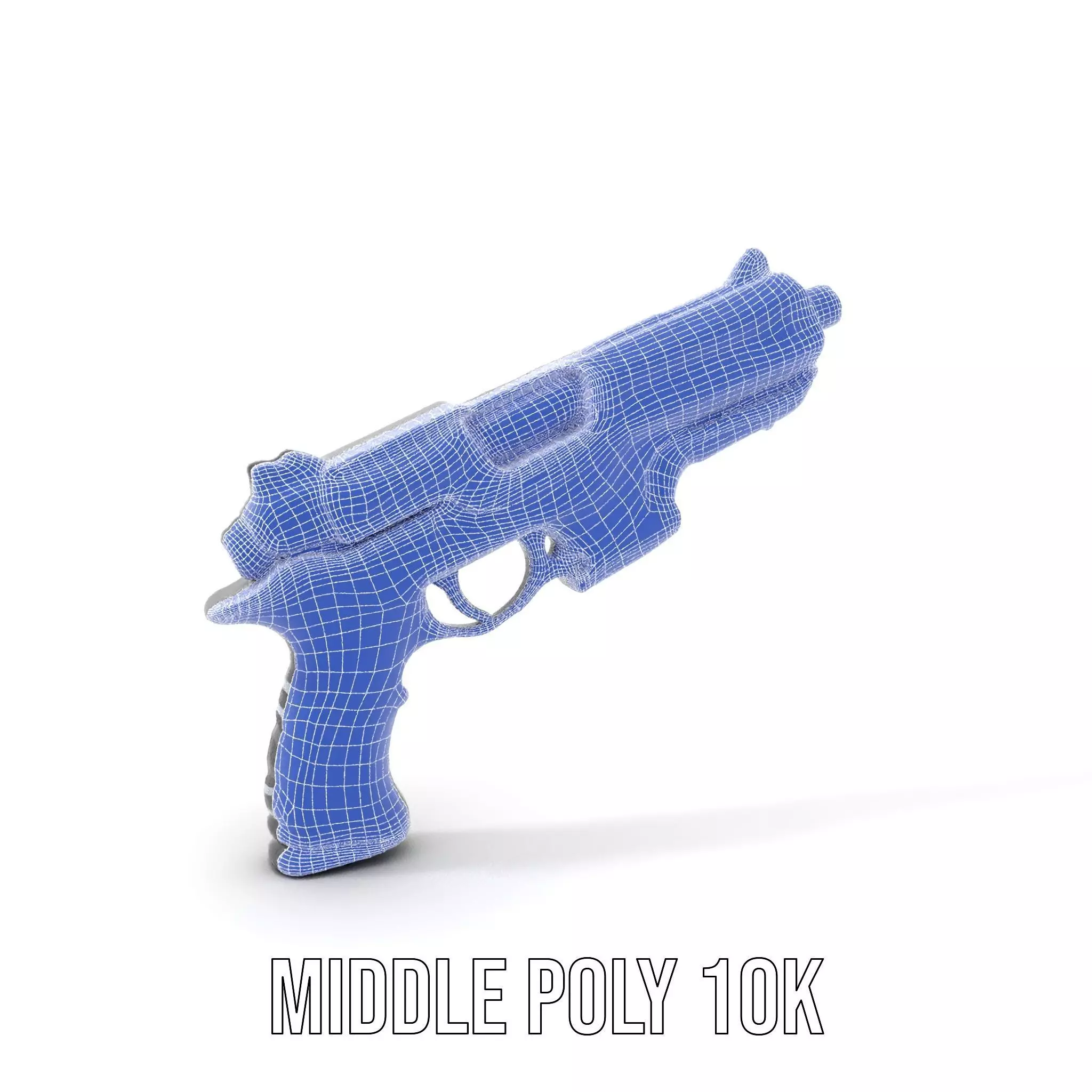 Vivid Neon Blaster model pack Low-poly 3D model_19