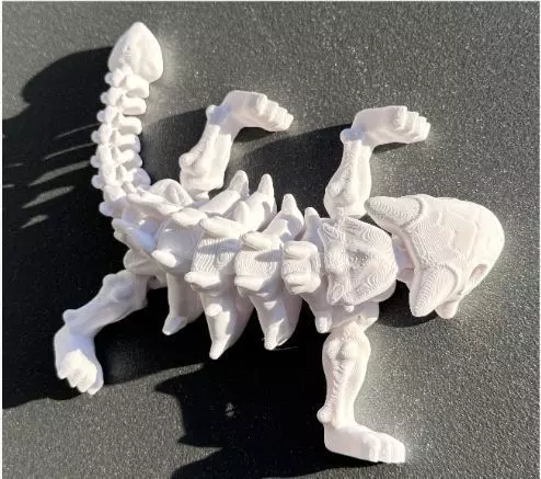 Flexi Dino skeleton  3D print model_7
