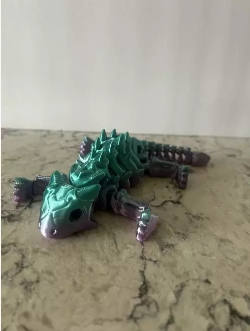 Flexi Dino skeleton  3D print model_29