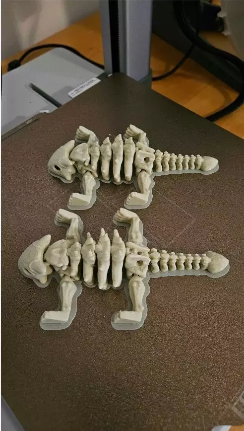 Flexi Dino skeleton  3D print model_19