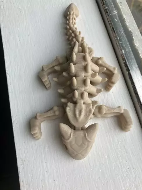 Flexi Dino skeleton  3D print model_13