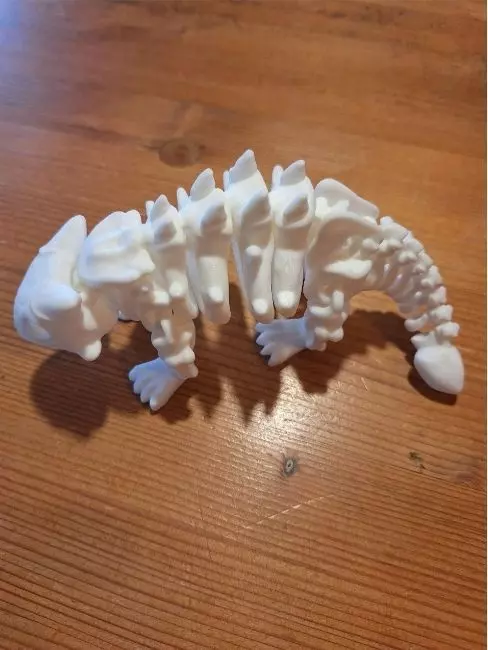 Flexi Dino skeleton  3D print model_22