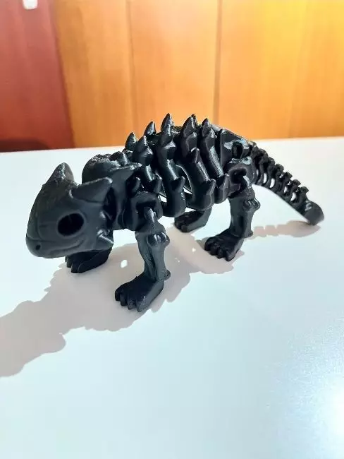 Flexi Dino skeleton  3D print model_14
