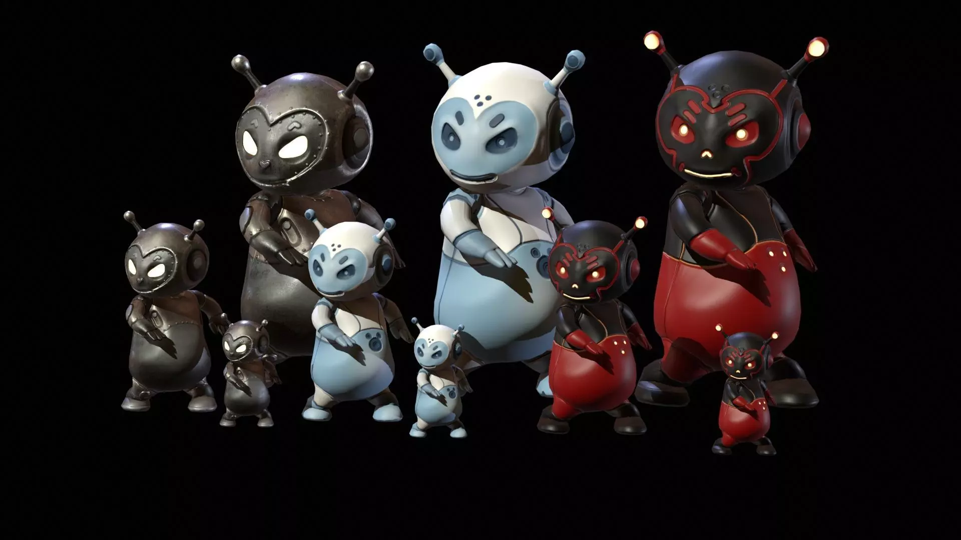 Minirobotic7 Low-poly 3D model_0