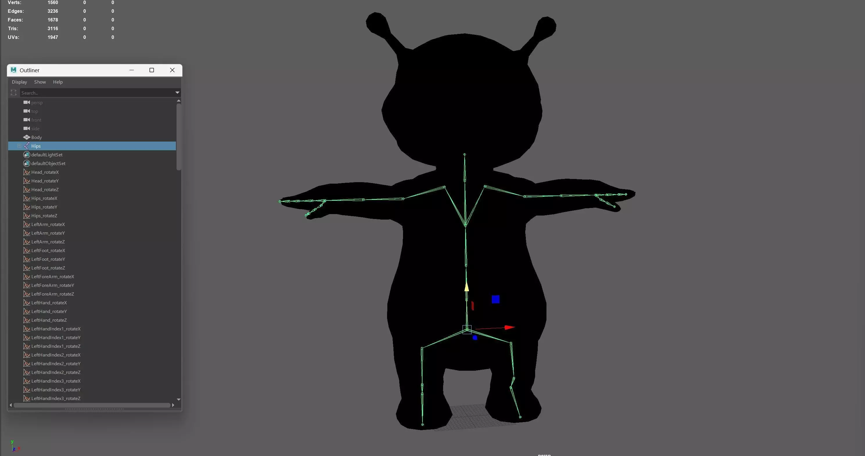 Minirobotic7 Low-poly 3D model_16