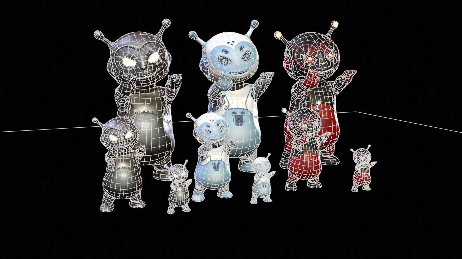 Minirobotic7 Low-poly 3D model_12