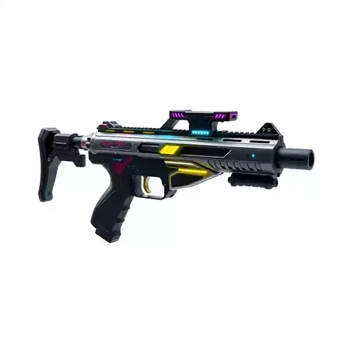 Neon Pulse Rifle model pack