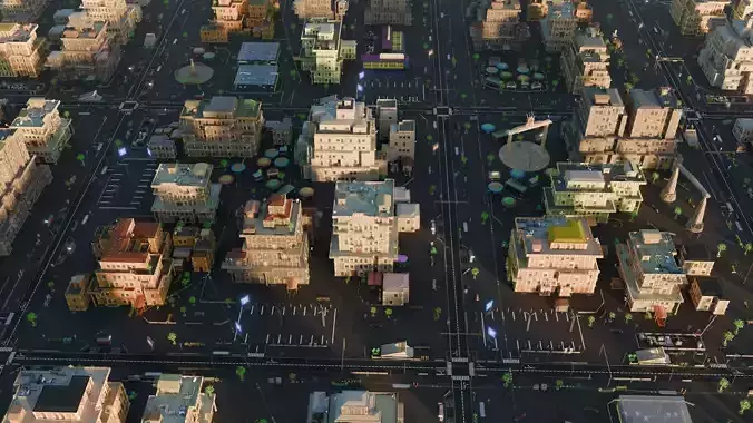 Snapp city 3D model