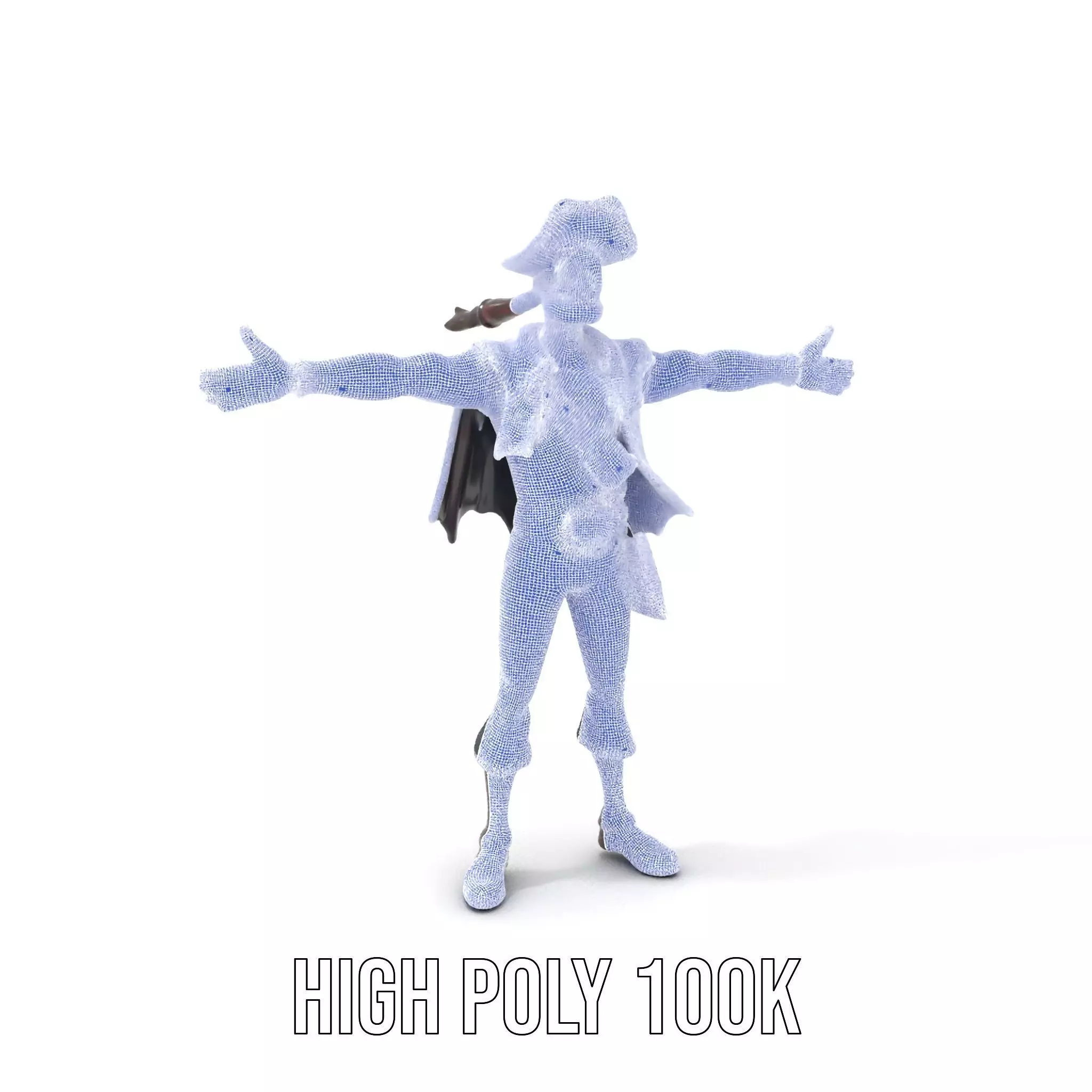 Charming Pirate model pack Low-poly 3D model_5