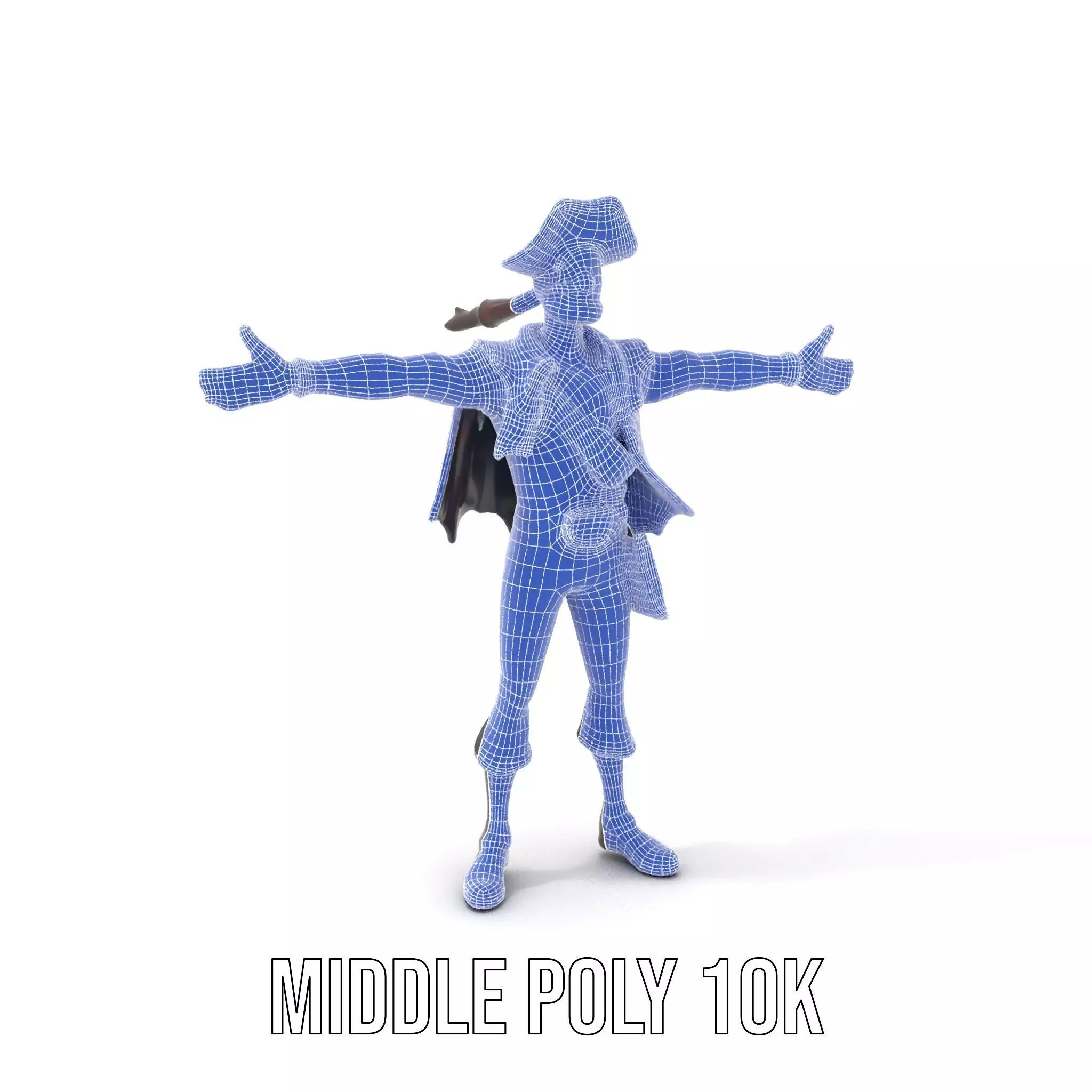 Charming Pirate model pack Low-poly 3D model_7