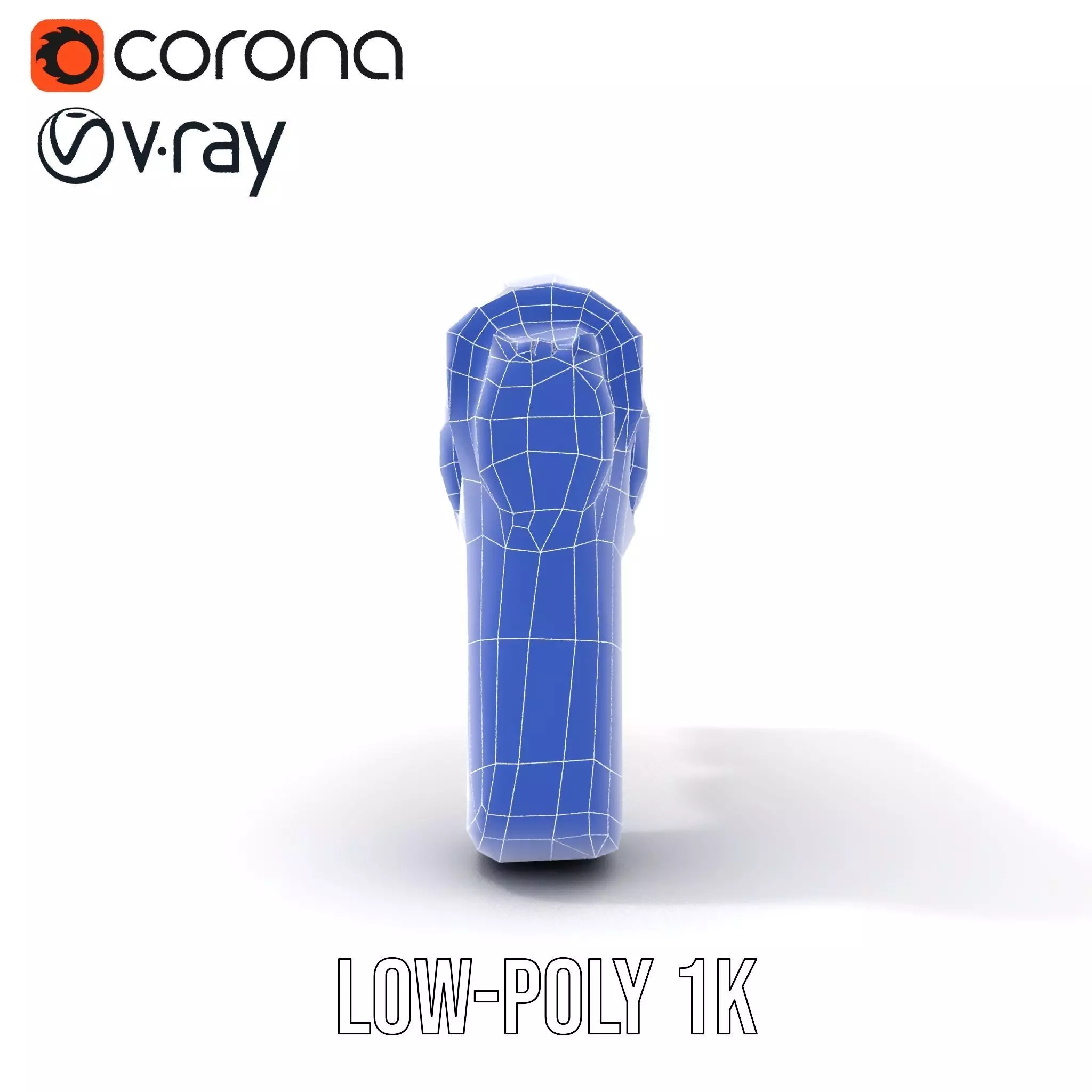 Vibrant SciFi Blaster model pack Low-poly 3D model_31