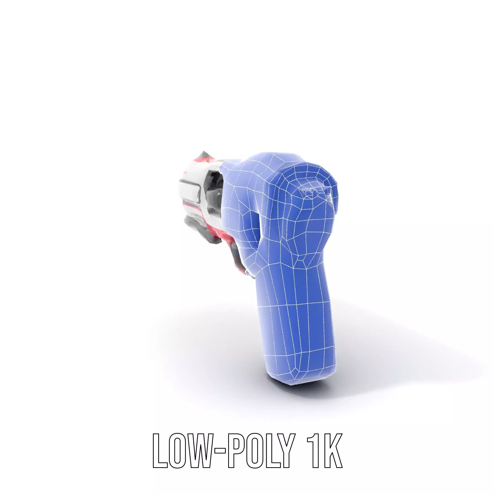 Vibrant SciFi Blaster model pack Low-poly 3D model_20