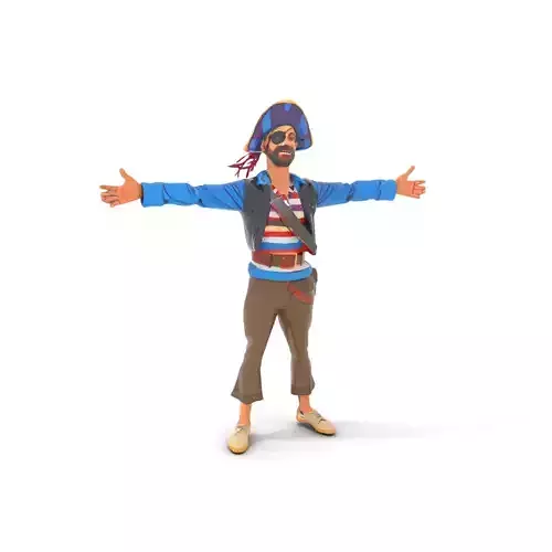 Vibrant Pirate Outfit model pack
