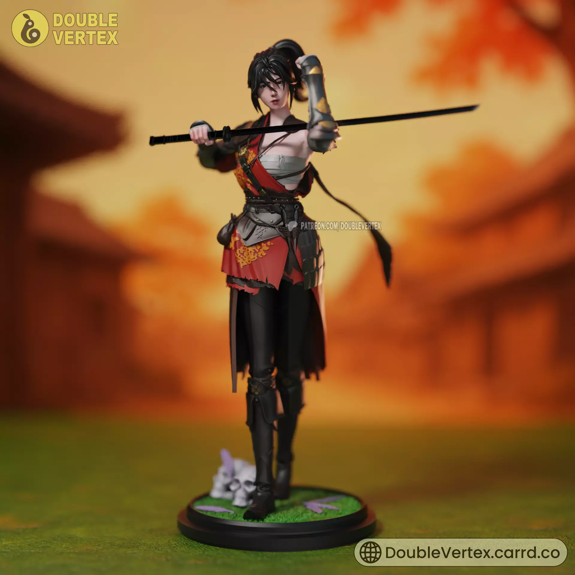 Bai wuchang - WUCHANG Fallen Feathers Game Figure 3D print model_13