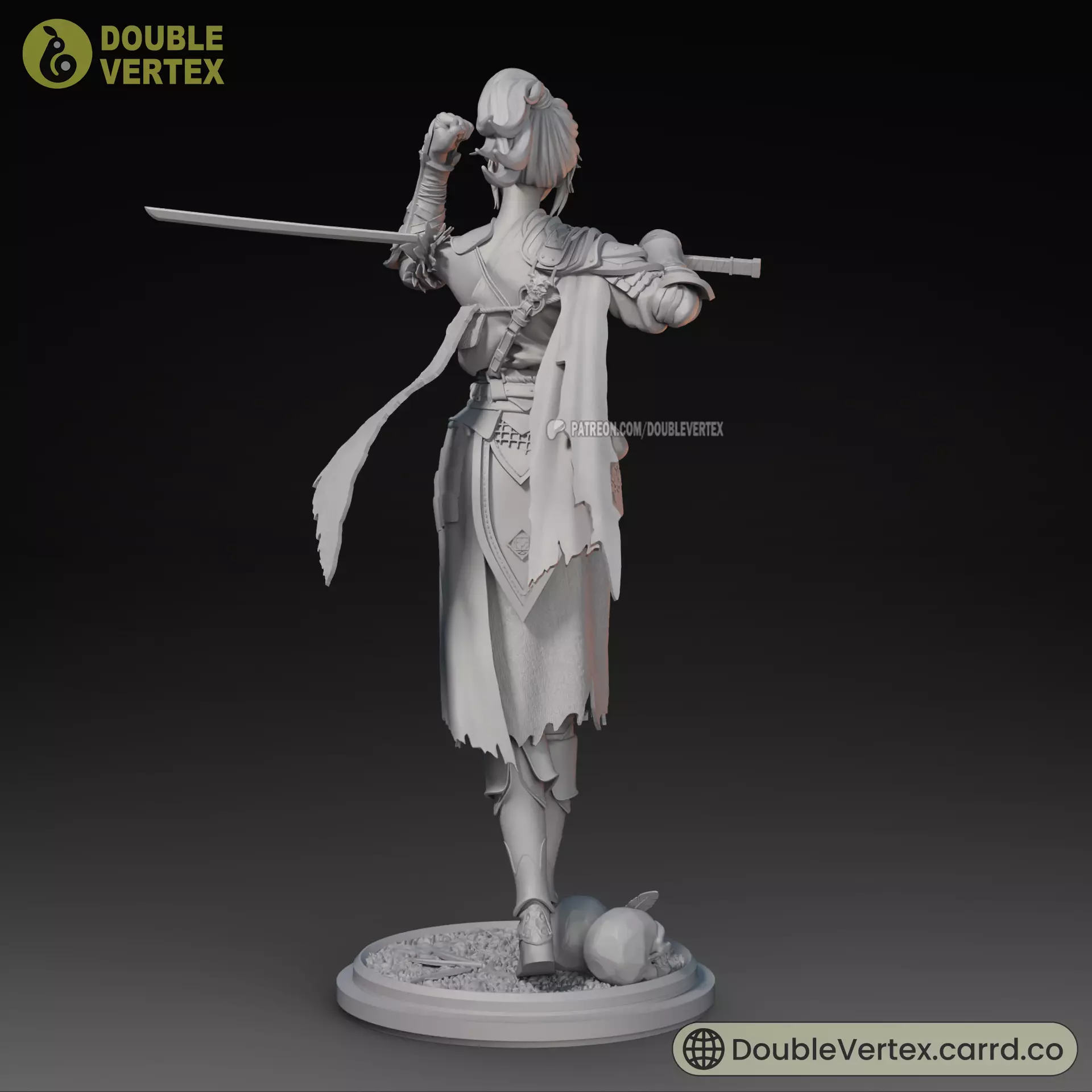 Bai wuchang - WUCHANG Fallen Feathers Game Figure 3D print model_16