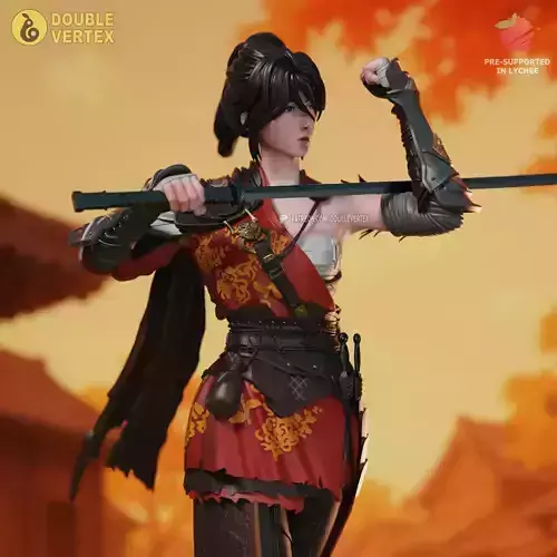 Bai wuchang - WUCHANG Fallen Feathers Game Figure 3D print model