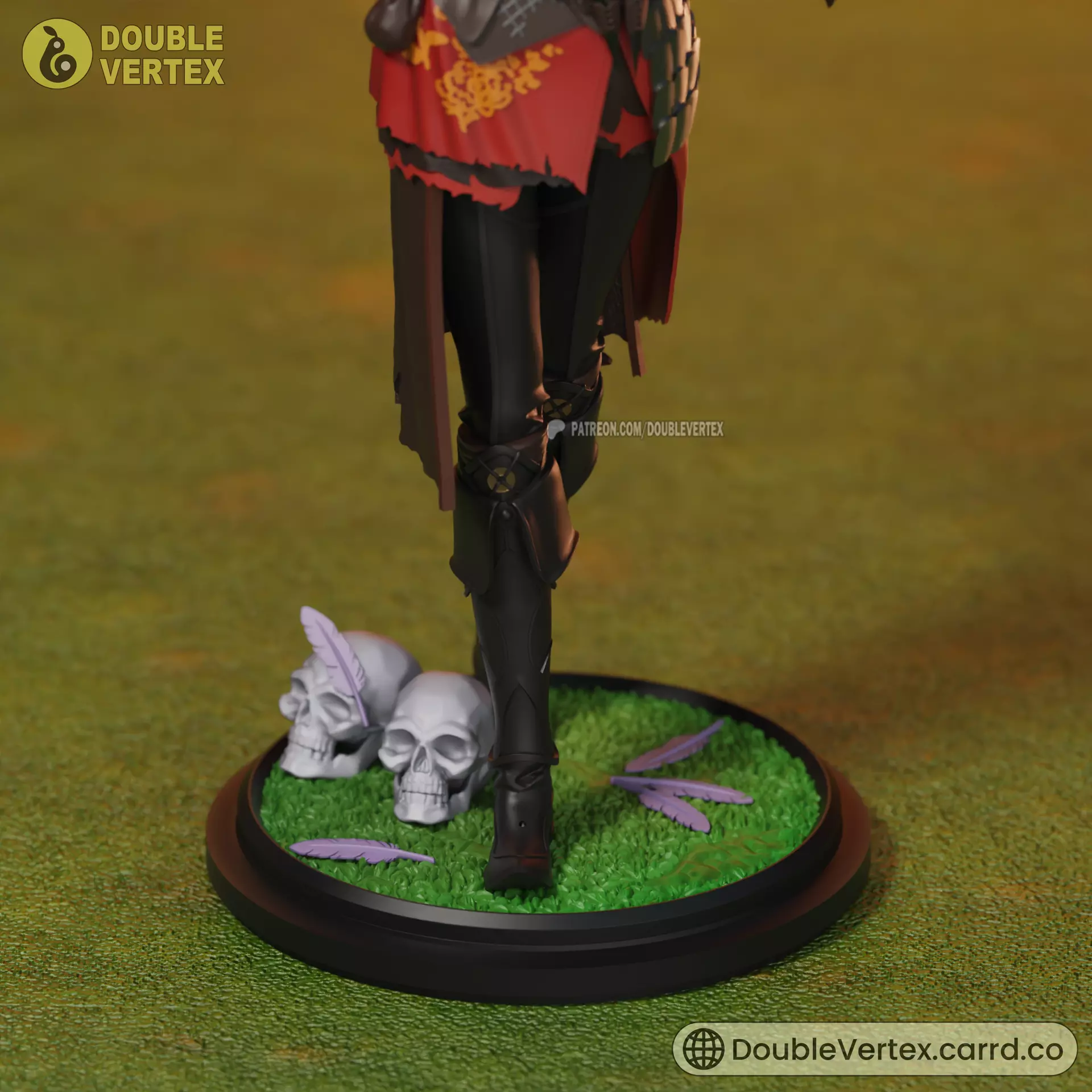 Bai wuchang - WUCHANG Fallen Feathers Game Figure 3D print model_9