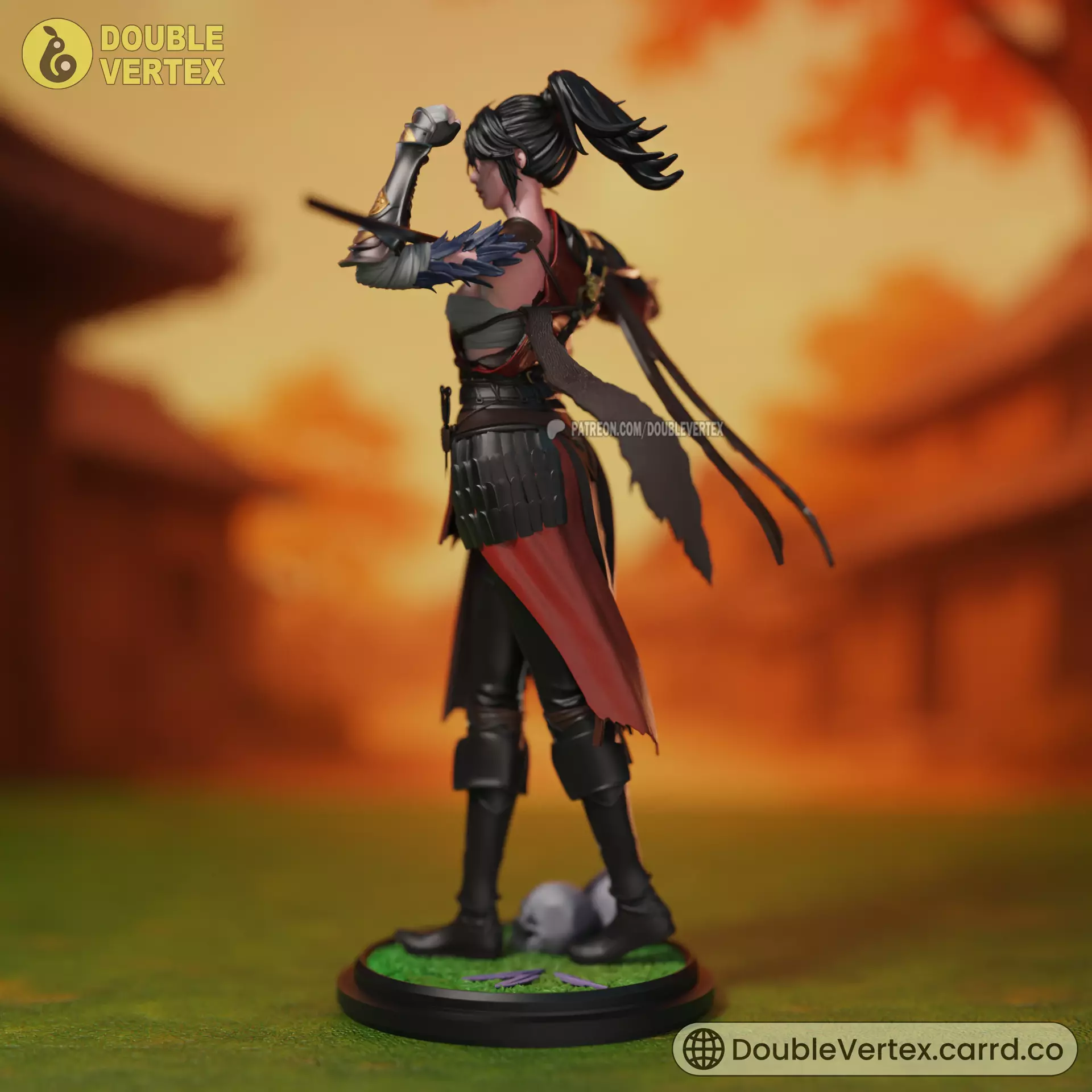 Bai wuchang - WUCHANG Fallen Feathers Game Figure 3D print model_14