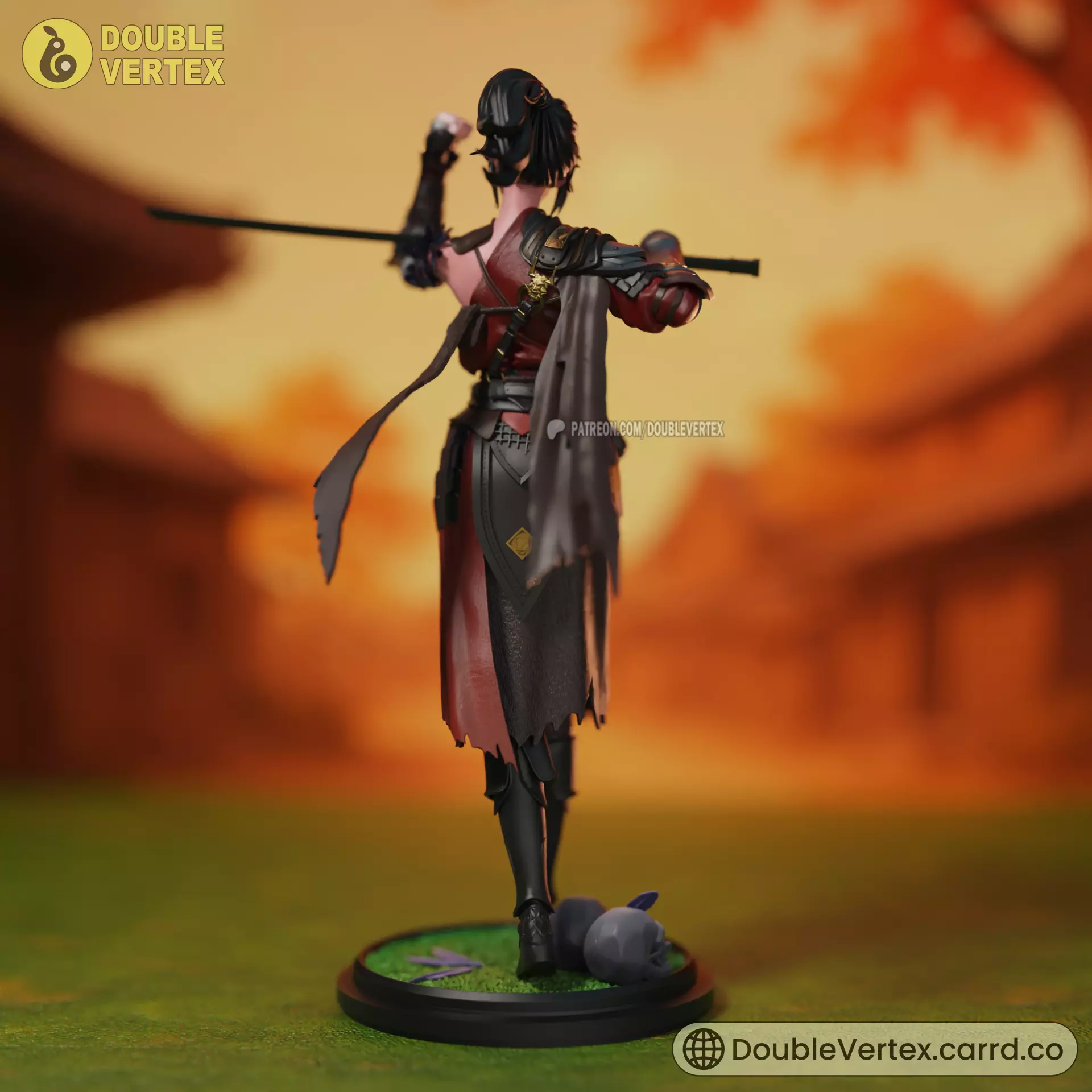 Bai wuchang - WUCHANG Fallen Feathers Game Figure 3D print model_12