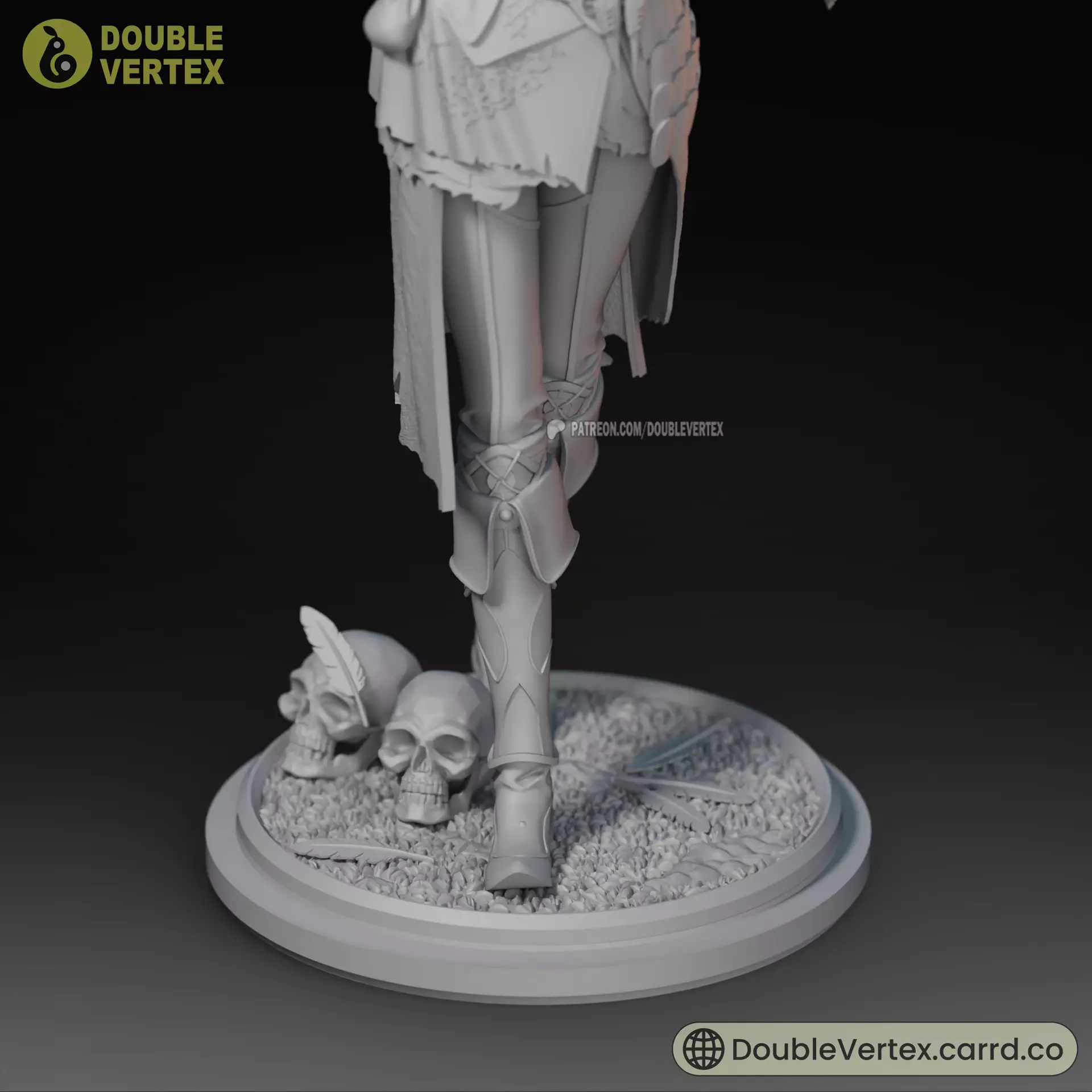 Bai wuchang - WUCHANG Fallen Feathers Game Figure 3D print model_10