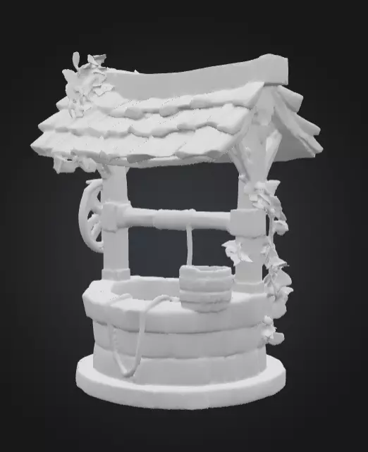 Wishing Well Odyssey Free low-poly 3D model_2