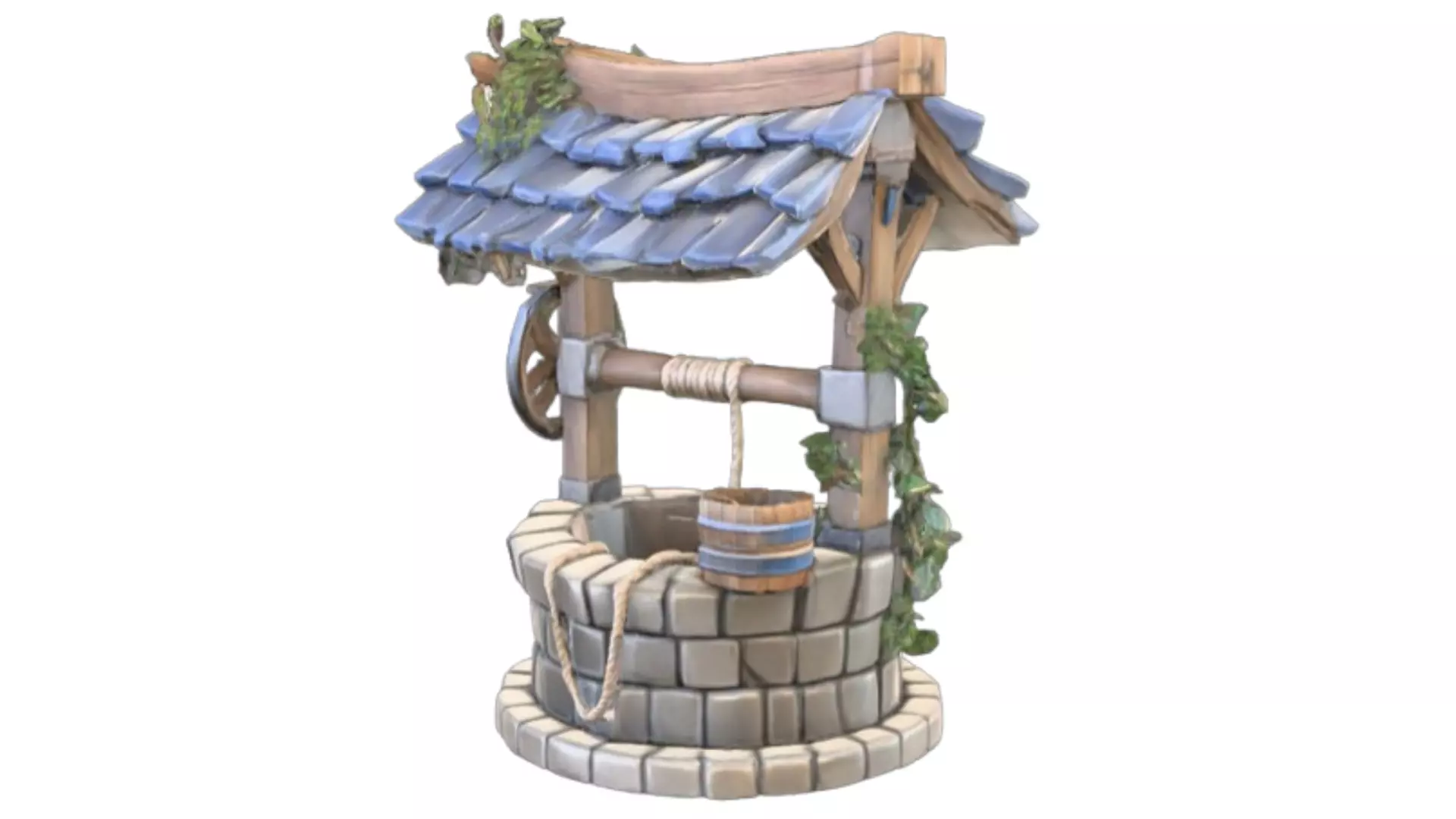 Wishing Well Odyssey Free low-poly 3D model_0