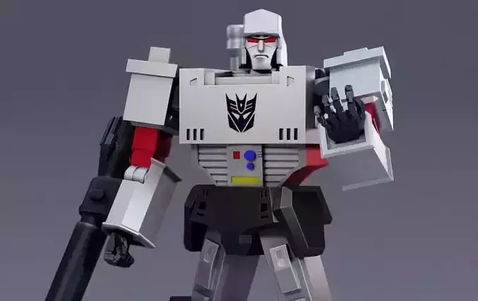 Megatron Statue and Flexi STL