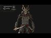 SkeletonSamurai Low-poly 3D model_1