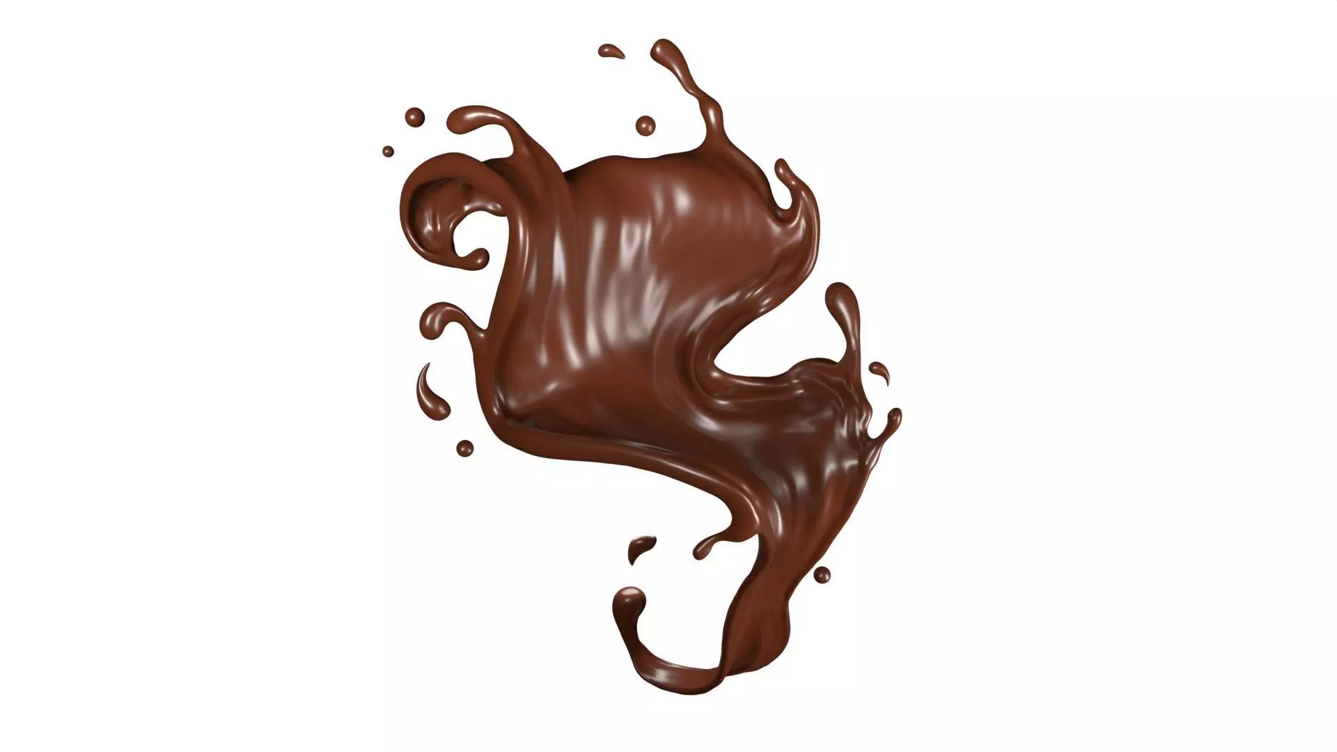 Chocolate Splash Free 004 Free 3D model