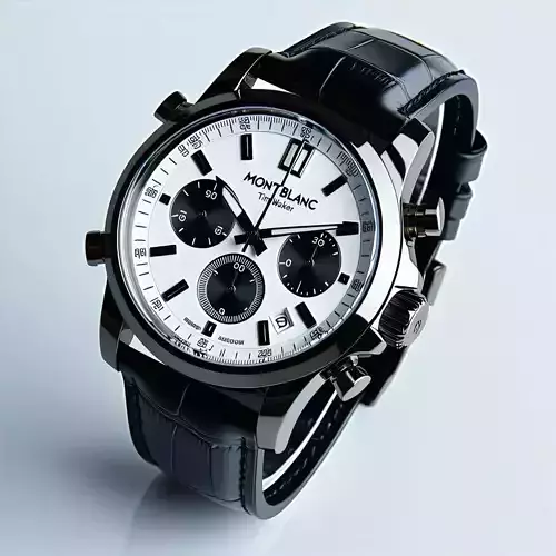 Realistic Montblanc TimeWalker Watch