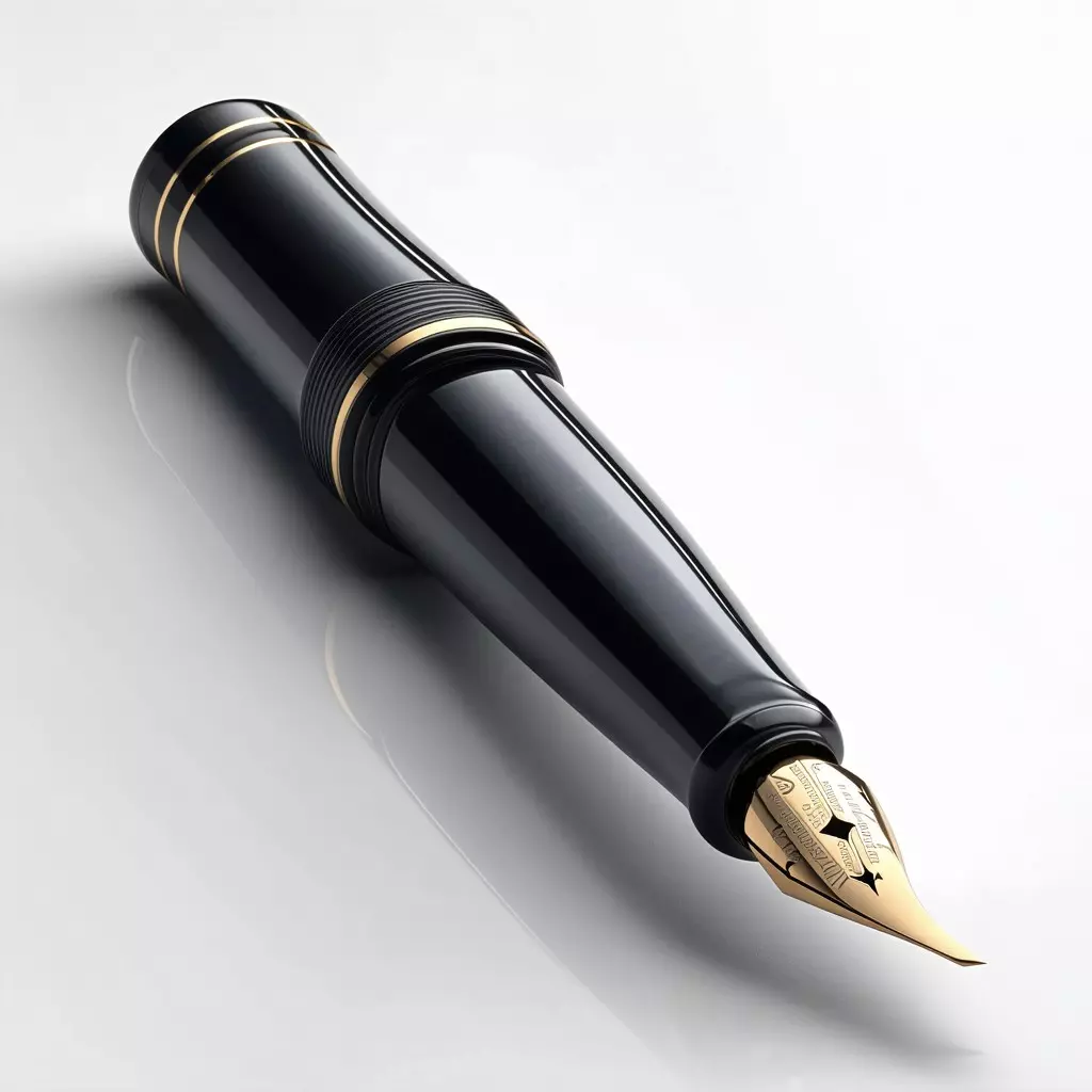 Realistic Fountain Pen 3D Model Low-poly 3D model_0