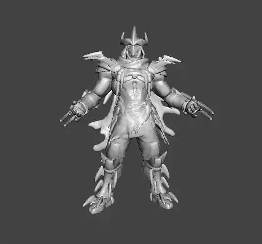 SUPER SHREDDER MINIATURE MODEL FOR FANTASY GAMES RPG DND 3D print model
