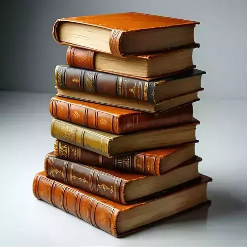 Realistic Stack of Old Books