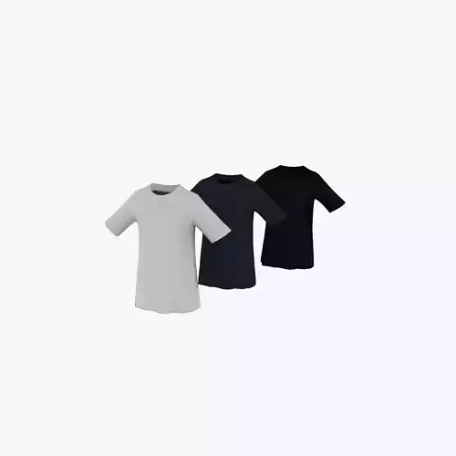 Oversized Male T-Shirt 3D Model
