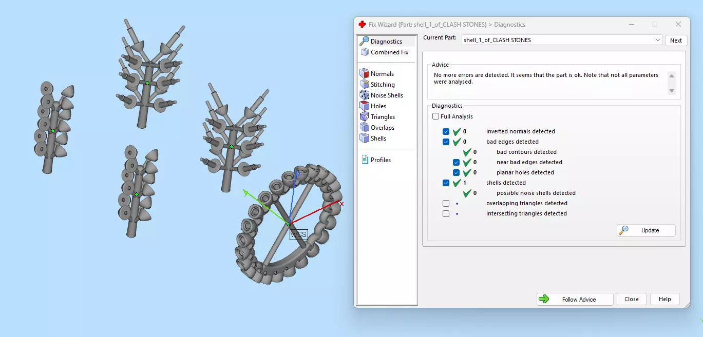 Clash de Cartier ring  With the stones 3d print model 3D print model_18