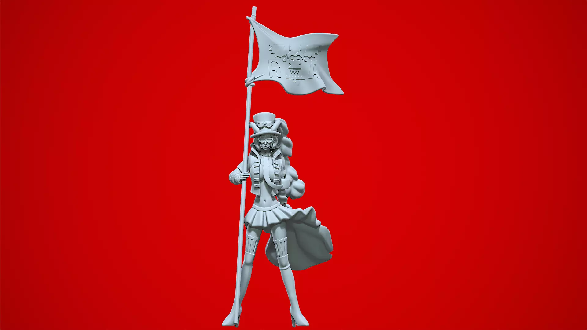Belo Betty - Revolutionary Army - ONE PIECE - Splitpart 3D print model_5