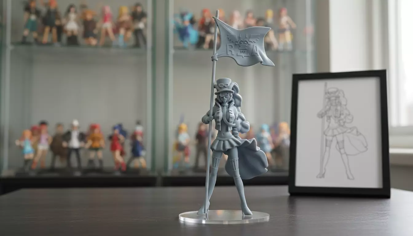 Belo Betty - Revolutionary Army - ONE PIECE - Splitpart 3D print model_1