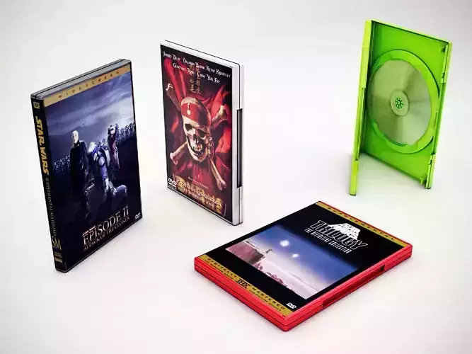 DVD Case 3D model