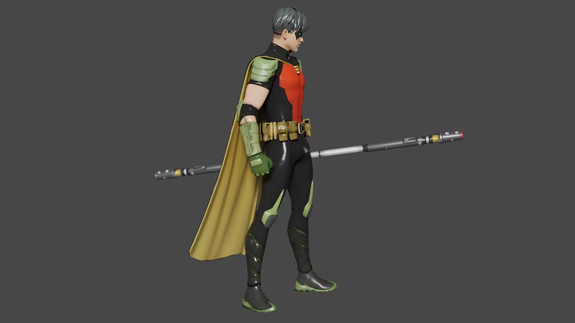 Robin Low-poly 3D model_2