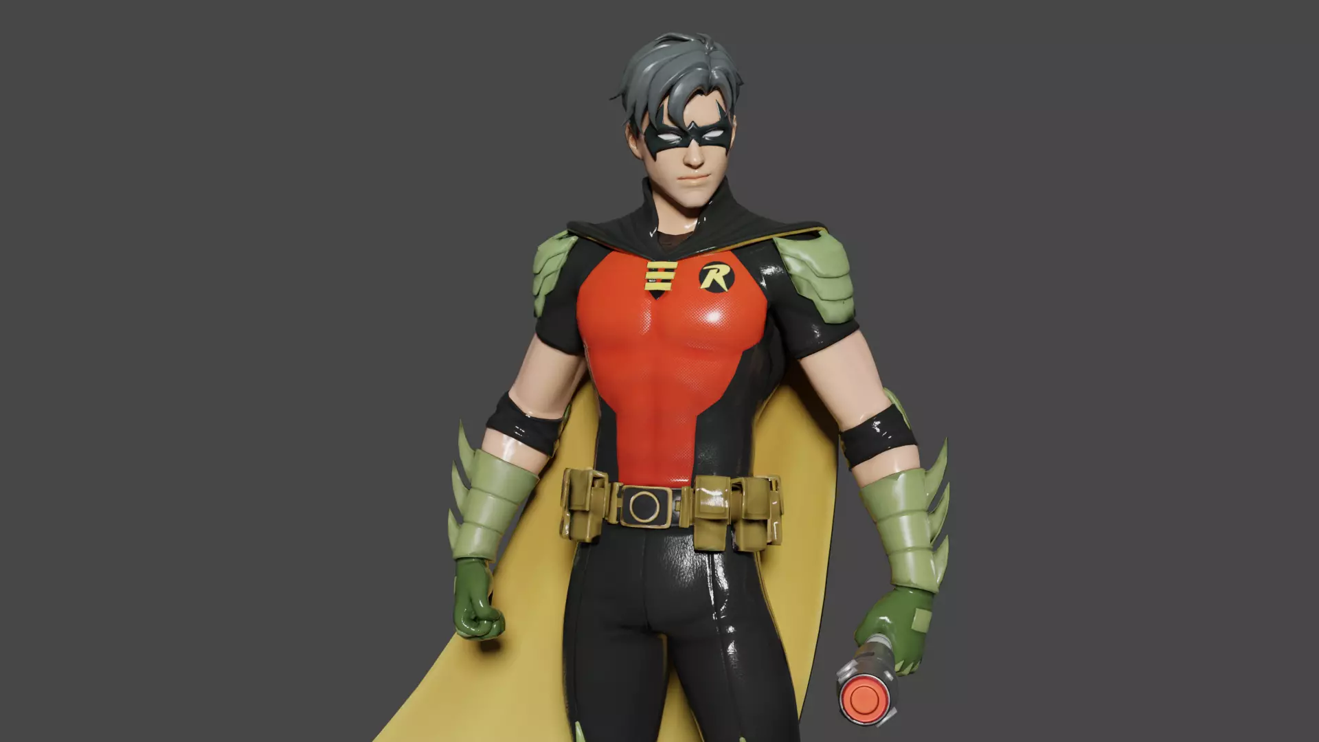 Robin Low-poly 3D model_1