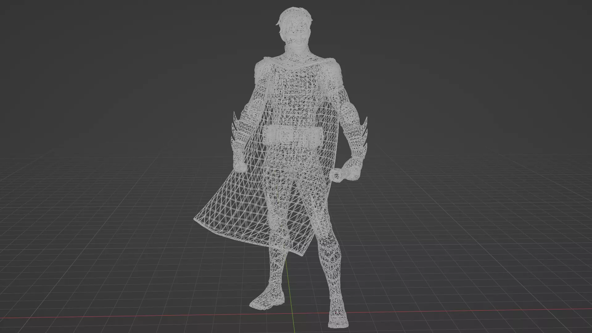 Robin Low-poly 3D model_6