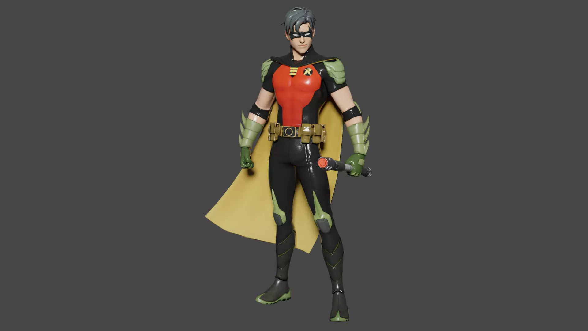 Robin Low-poly 3D model_0