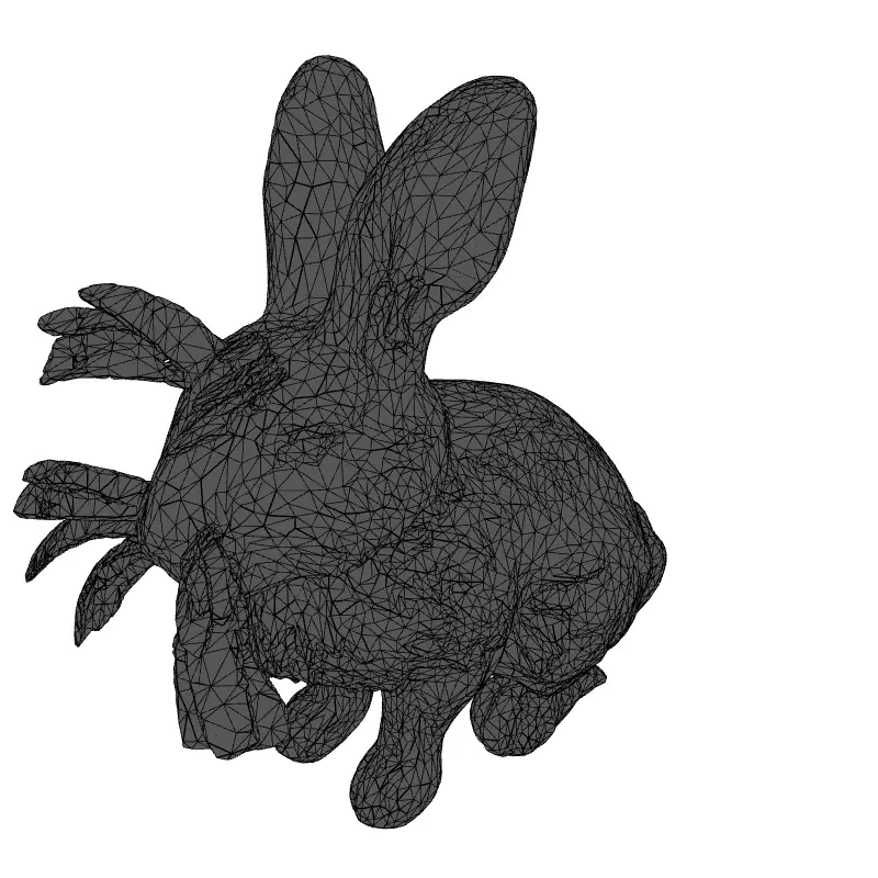 Stylized Realistic Rabbit 3D Model Low-poly 3D model_9
